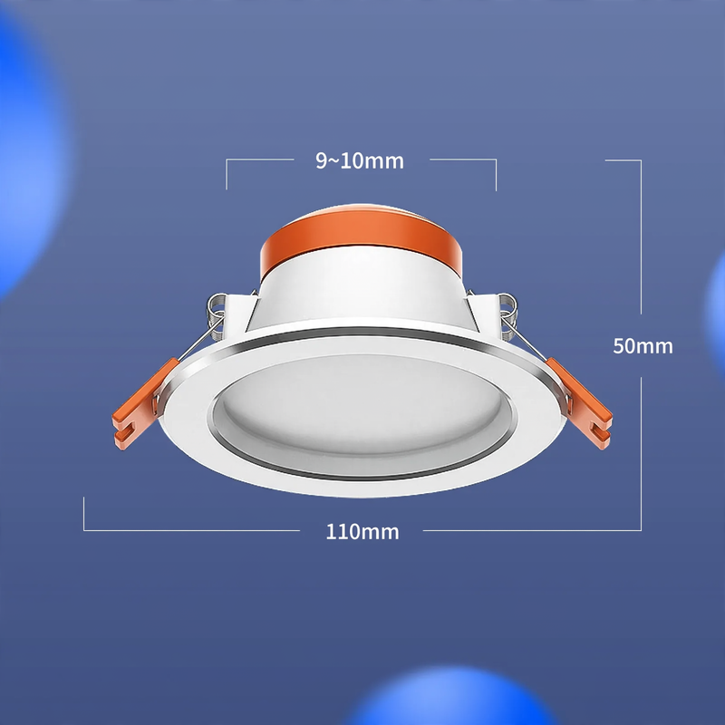 Recessed LED Ceiling Light, 75–90 mm