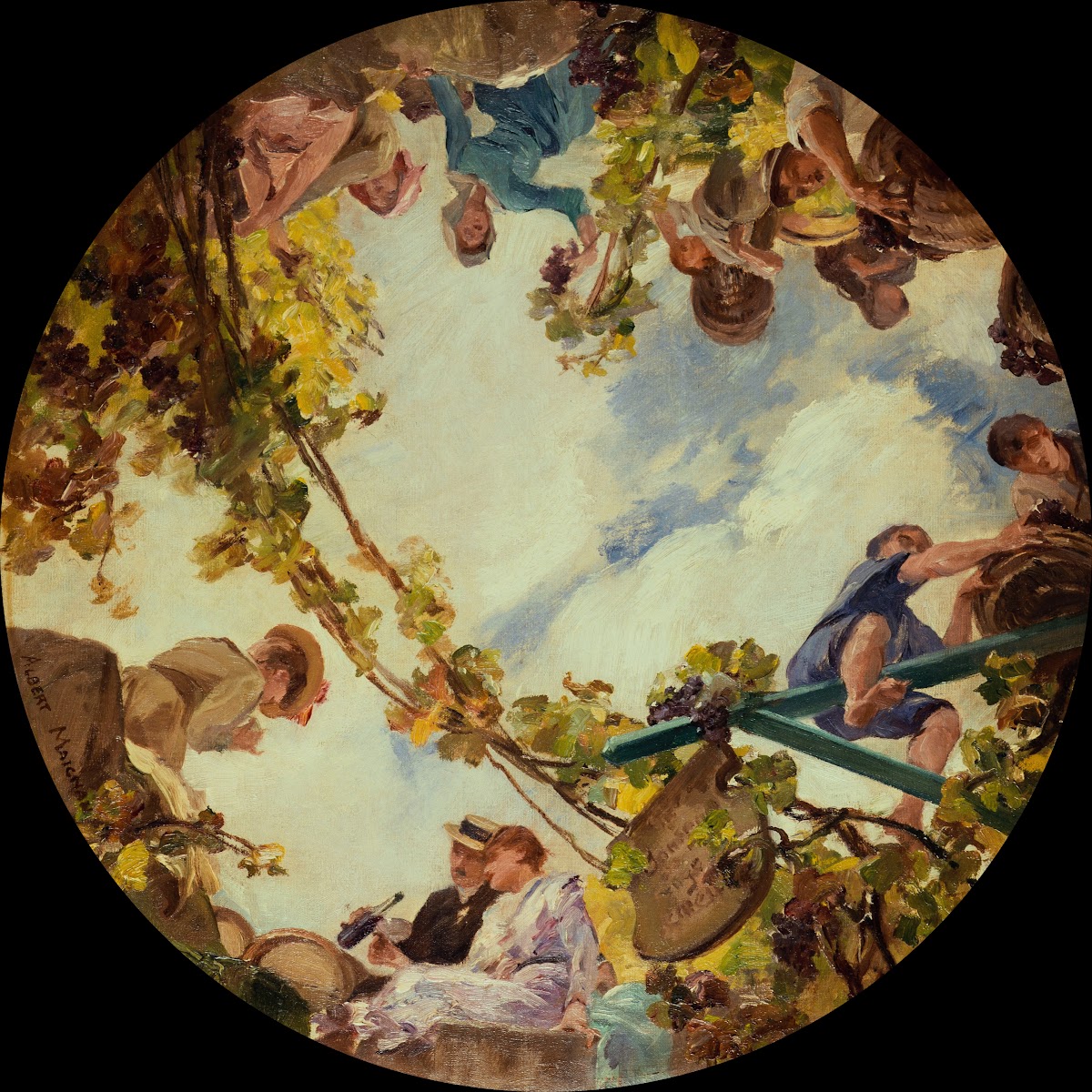 Vendanges en Bourgogne 1900