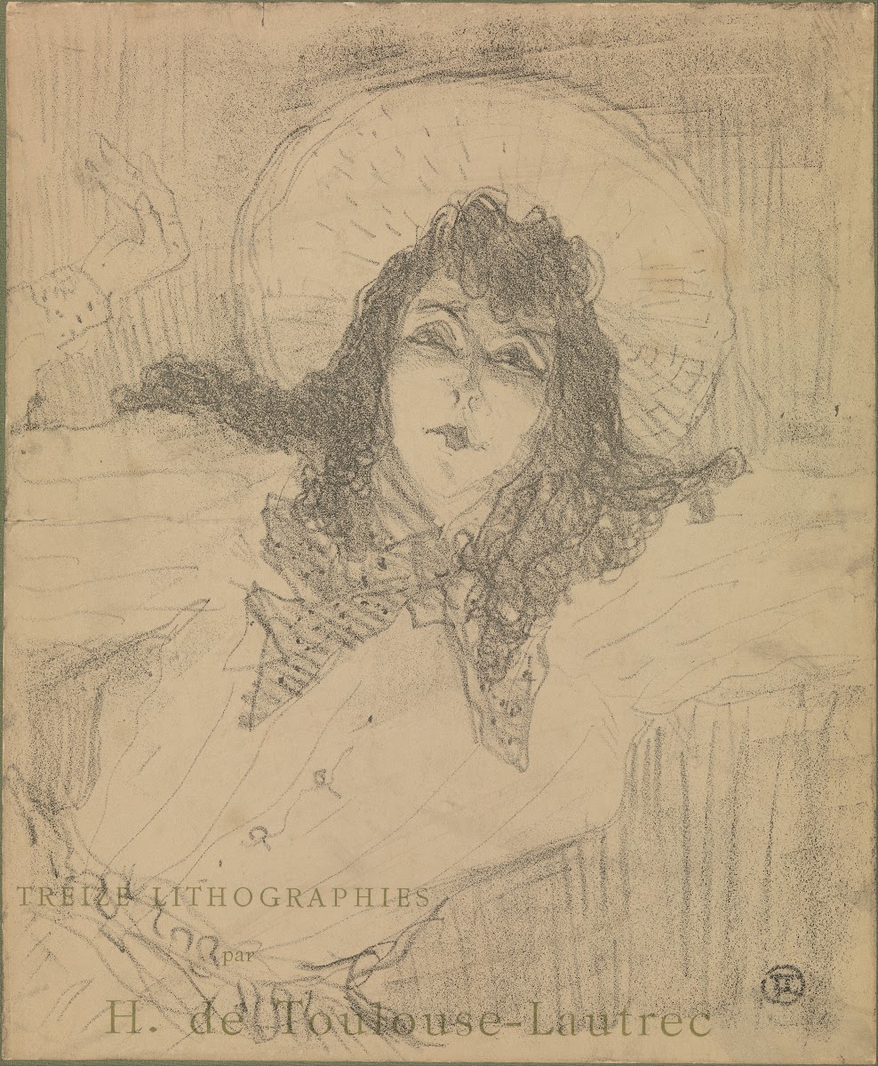 May Belfort Title page for Treize Lithographies 1898