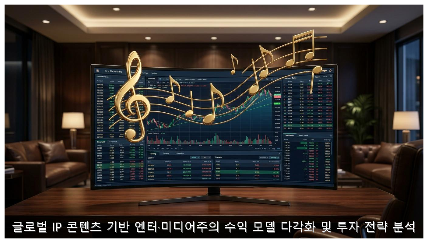 글로벌 IP 콘텐츠 기반 엔터·미디어주의 수익 모델 다각화 및 투자 전략 분석 핵심 안내 및 분석 인포그래픽 (7)