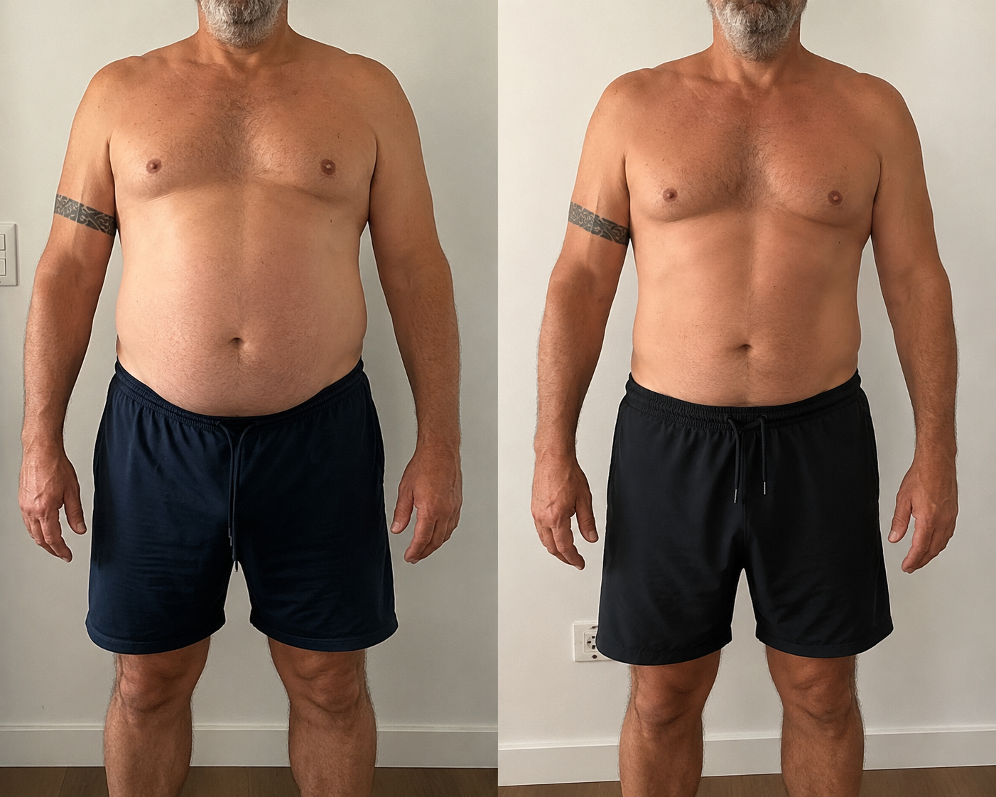 Transformación Mario G. Antes y Después