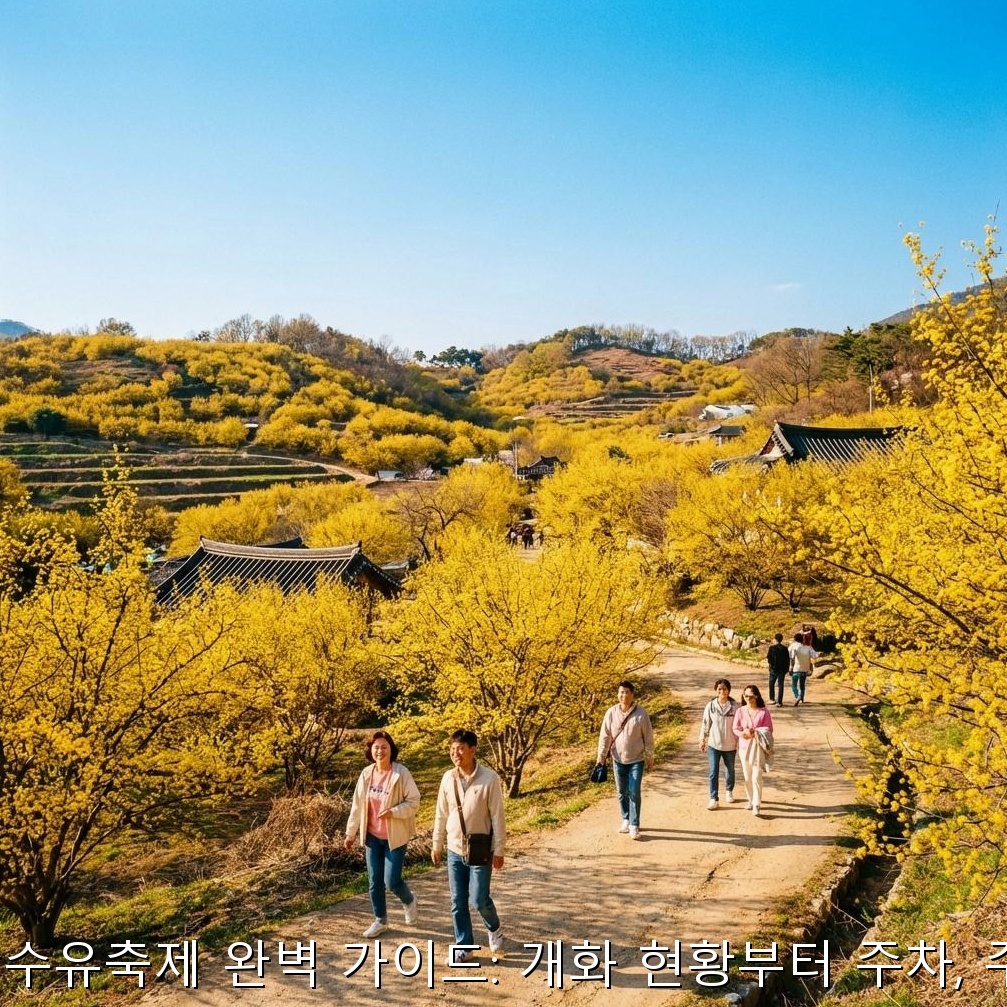 2026 이천 산수유축제, 지금 가면 만개?! (실시간 개화 현황)