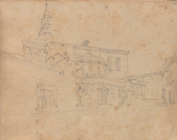 Album with Views of Rome and Surroundings Landscape Studies page 26a Roman Archi