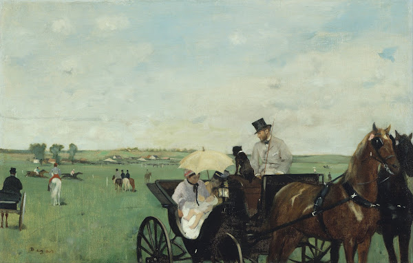 At The Races In The Countryside 1869