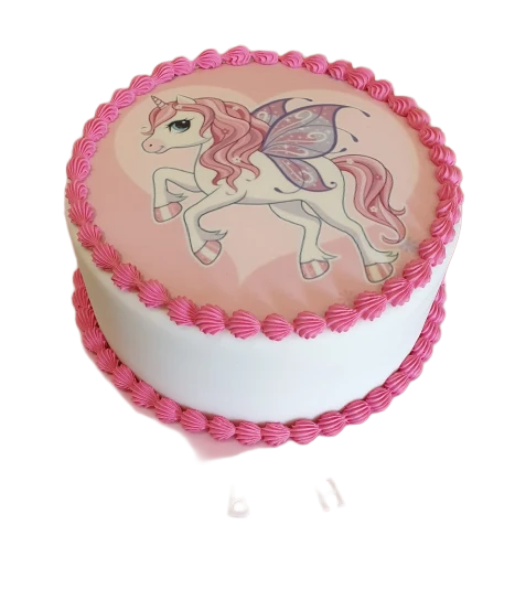 Unicorn Photo Birthday Cake CB-NC288