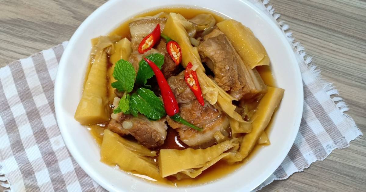 Thịt kho măng