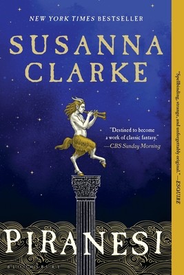 The flat front book cover for Piranesi