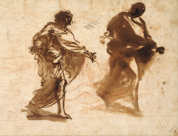 Two Studies for the Figure of Joseph 1655