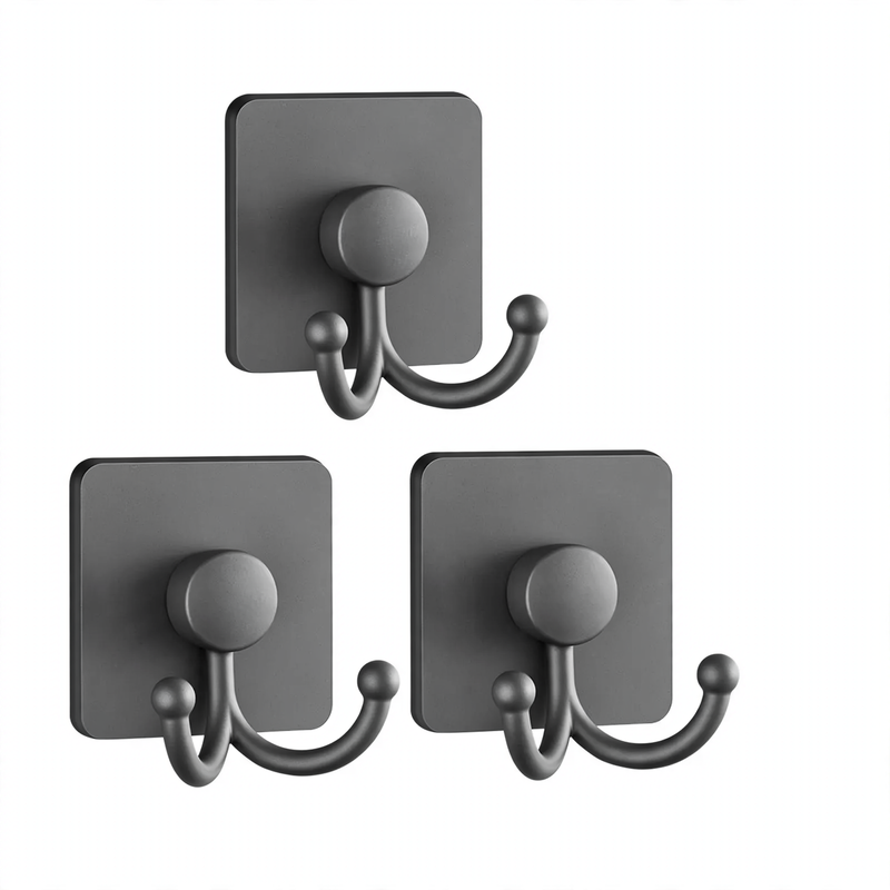 Stainless Steel Adhesive Hook, self-adhesive, without drilling