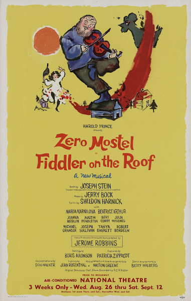 Harold Prince presents Zero Mostel in Fiddler on the roof 1964