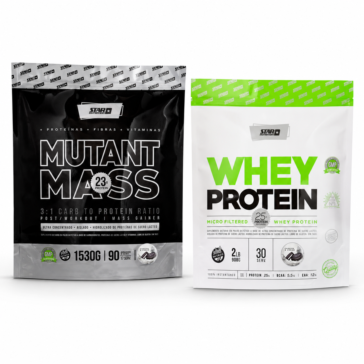Kit Mutant Mass 1.53 kg + Whey Protein 2 lb