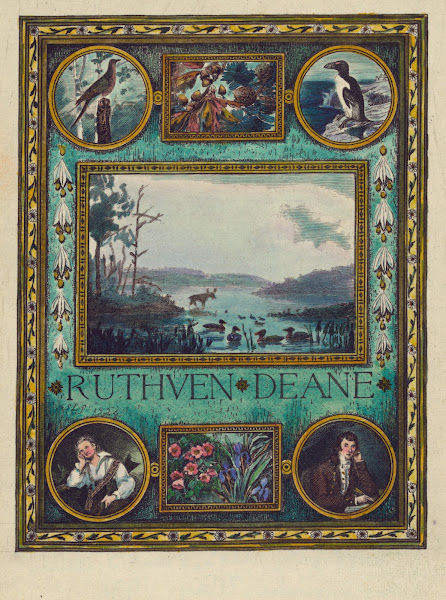 Bookplate of Ornithologist Ruthven Deane 1924