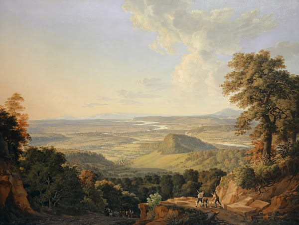 View from the Muttenz Quarry toward Basel 1811