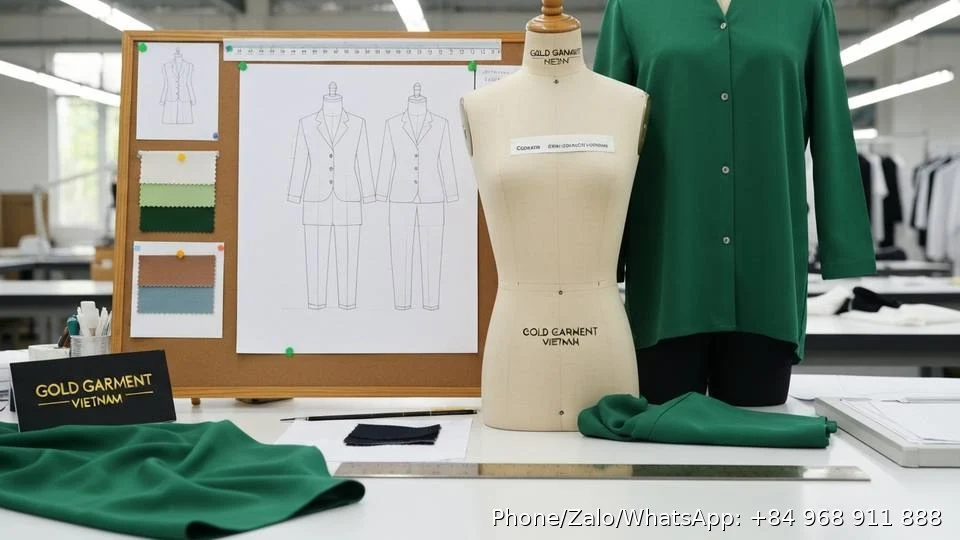 Green Envelope Clothing - Gold Garment Vietnam