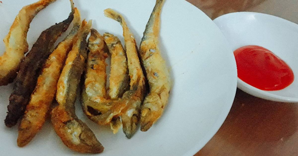 Cá trứng lăn bột- 5 phút