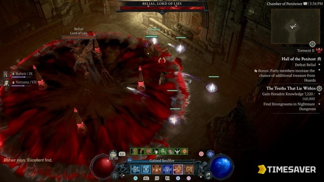 Diablo 4 Belial, Lord of Lies boss fight — one of the two Tier 3 lair bosses whose Hoard is opened with a Superior Lair Key in Season 14