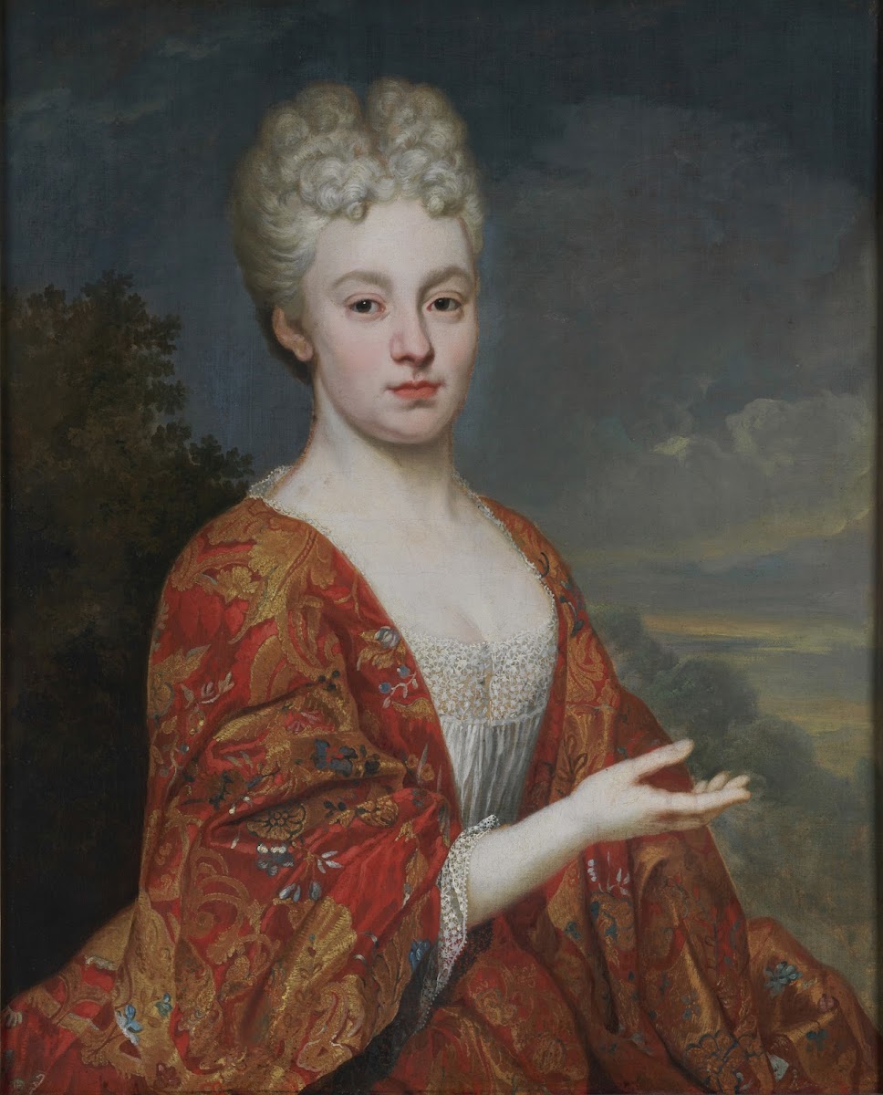 Portret van Theresia Mechtildis Schilders 1717