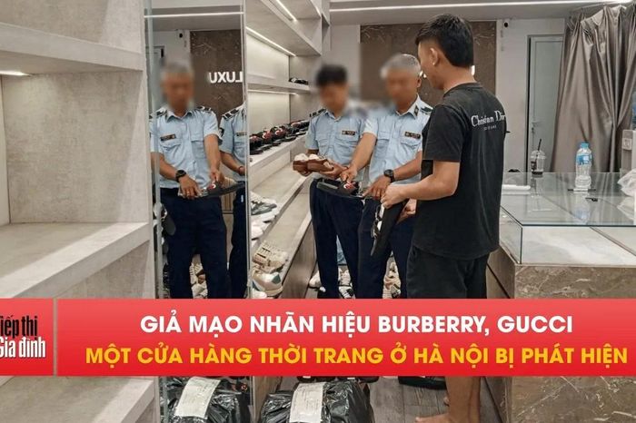Cửa hàng ở Hà Nội bị kiểm tra vì giả mạo hãng thời trang lớn - Tạp chí Tiếp thị &amp; Gia đình