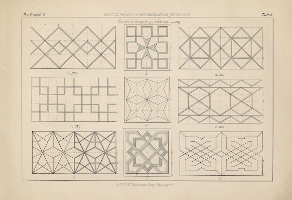 Wzory i nauka rysunku Patterns and drawing lessons Vol2 Pl07 1872