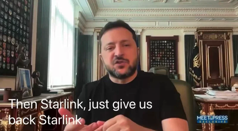 Ukraine's Starlink Slowdown: Zelenskyy Demands Answers as Reports Point to Musk