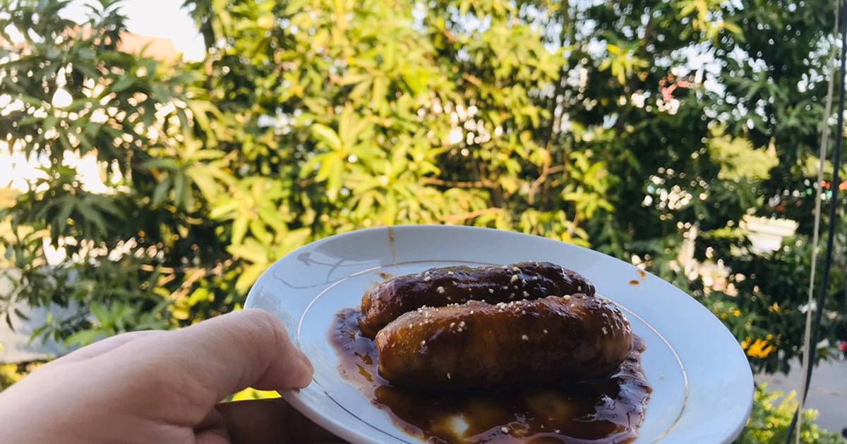 Món xế cho bé: chuối rim đường thốt nốt