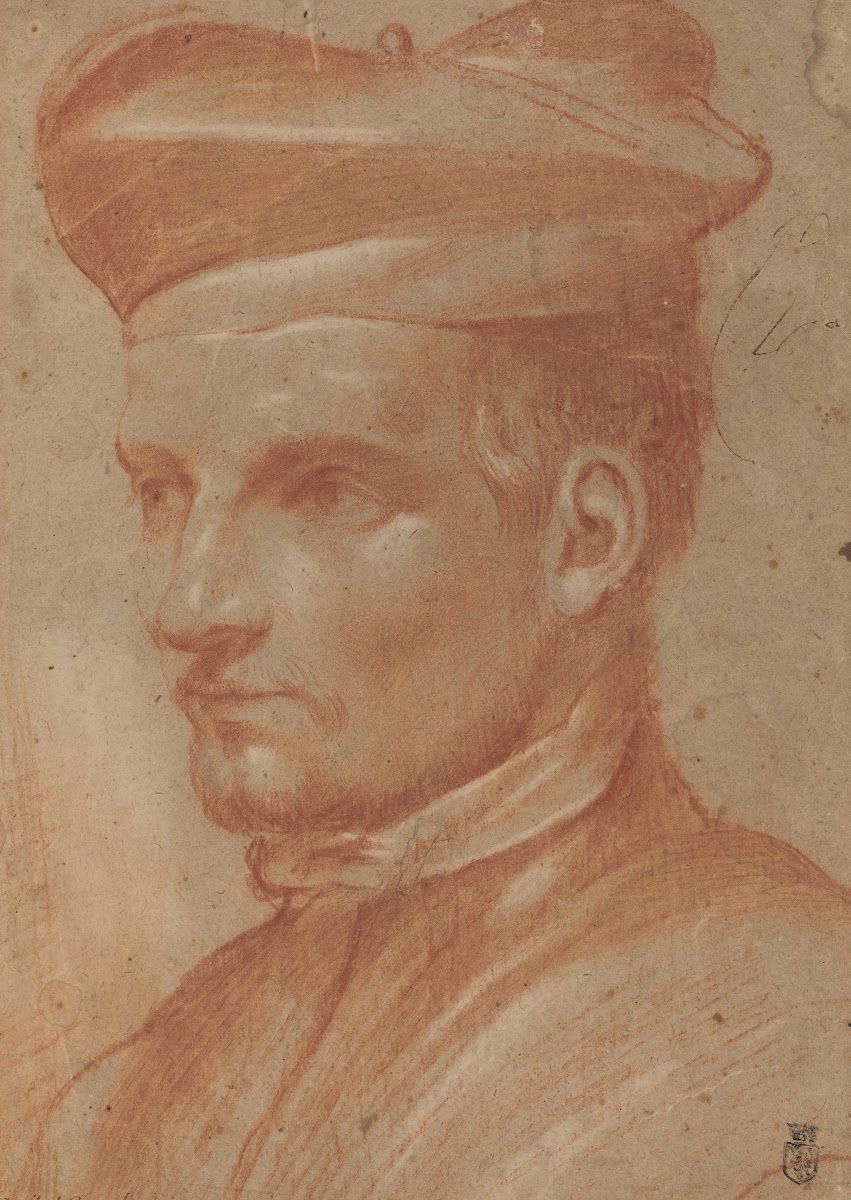 Portrait of an Ecclesiastic Wearing a Biretta probably 1580 1590
