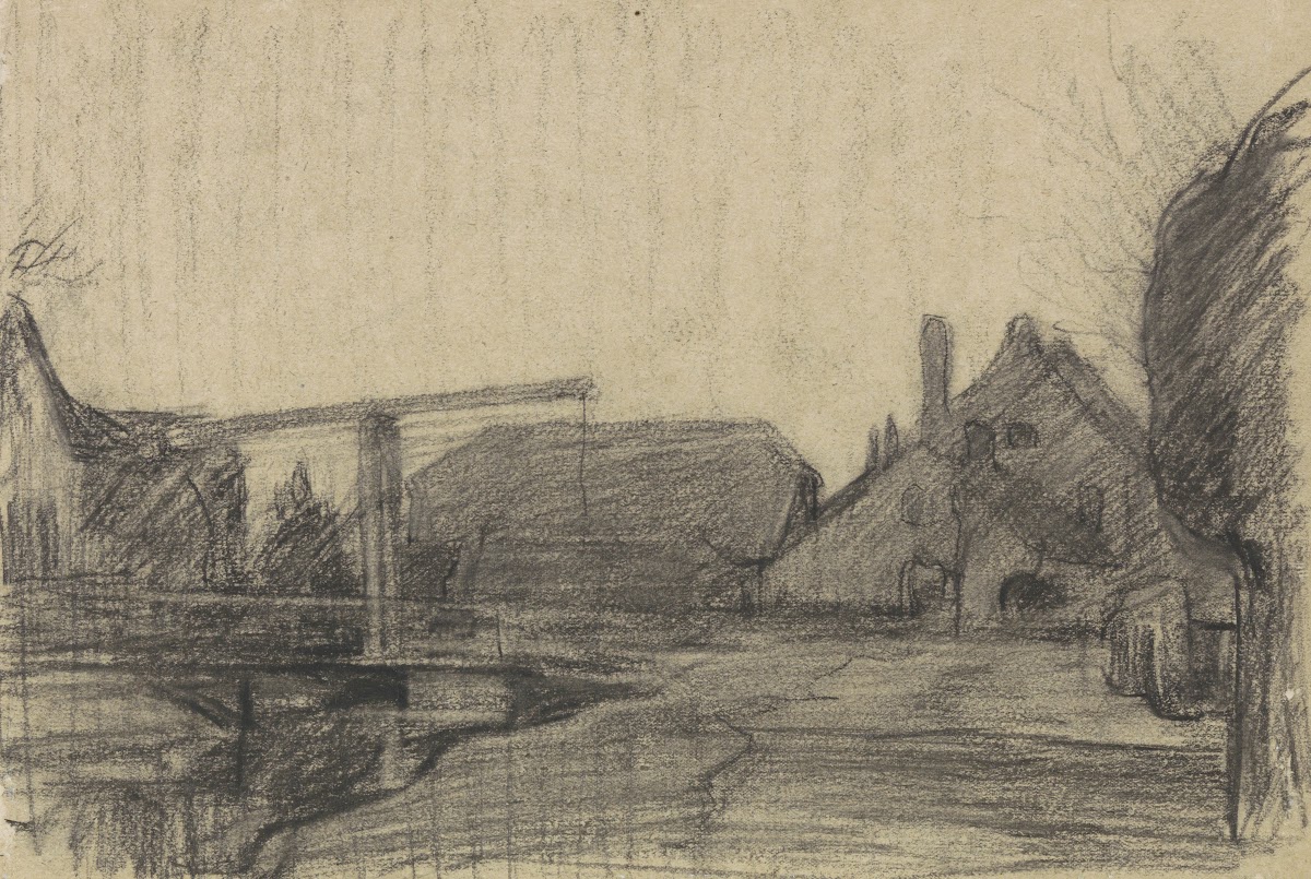 Dorpsgezicht van s Gravenmoer 1874   1925