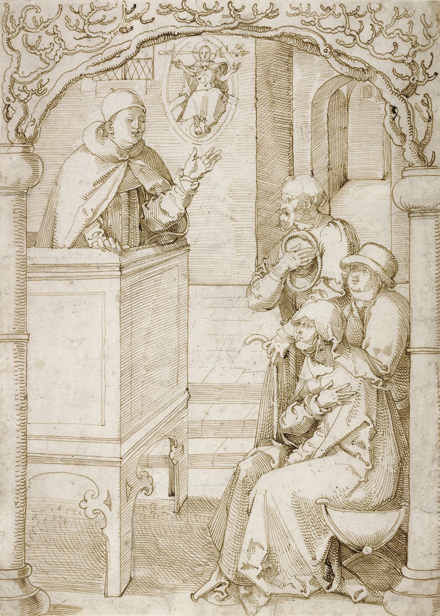 A Monk Preaching 1505