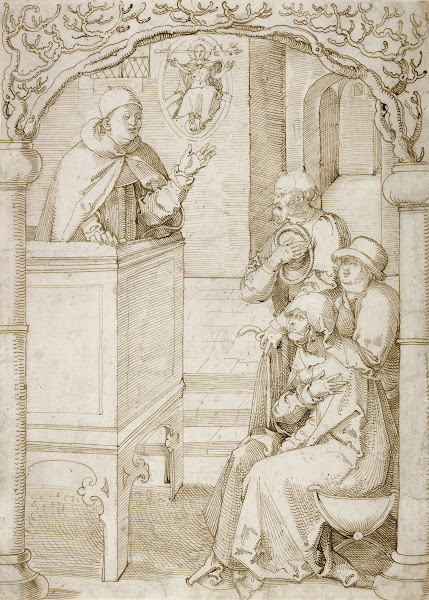 A Monk Preaching 1505