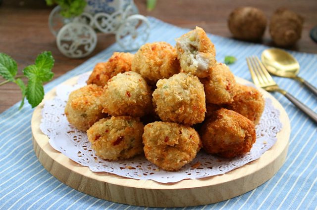 Khoai Môn Chiên Giòn Vàng