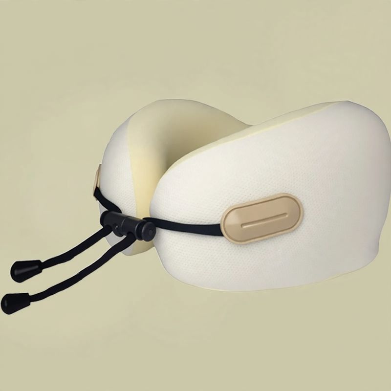 U-shaped neck pillow with memory foam
