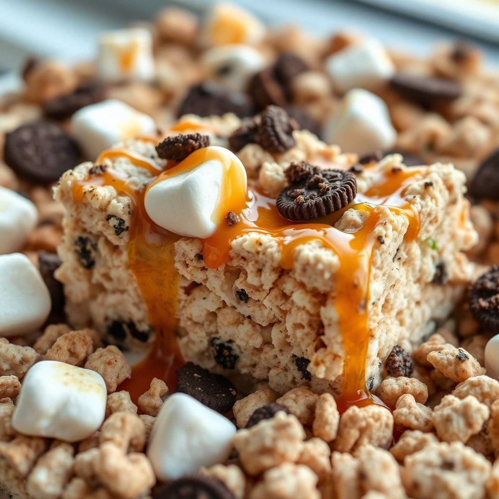 Easy Oreo Krispies Recipe with Marshmallows and Cereal – 10-Minute No-Bake Treat finished