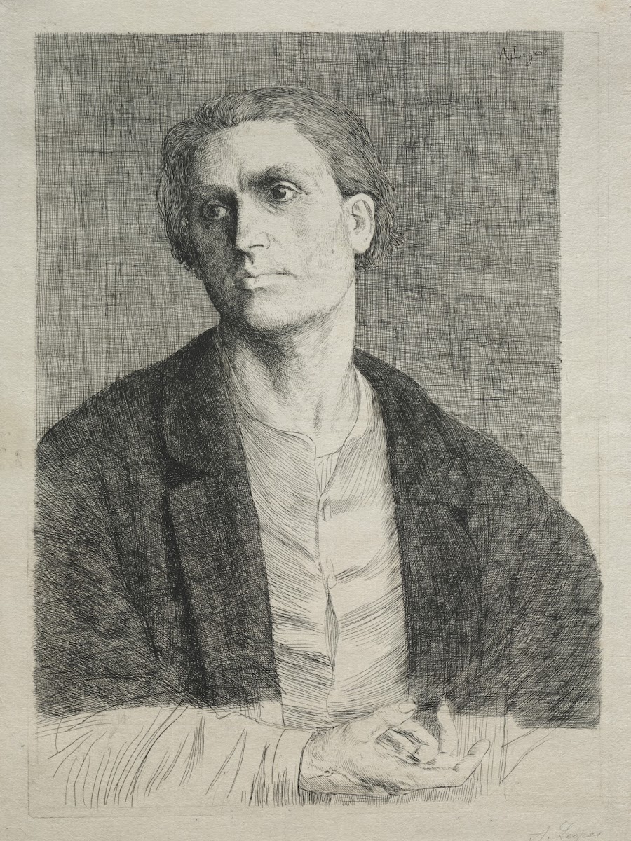 Study of a Mans Head c 18571911