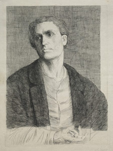 Study of a Mans Head c 18571911
