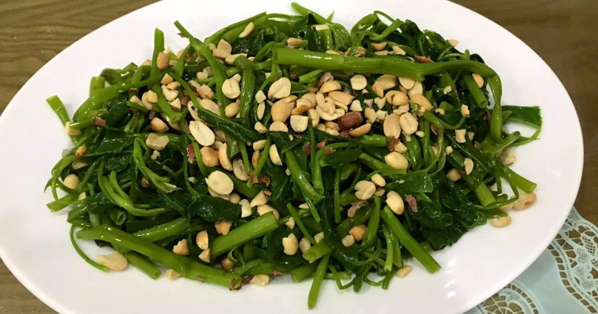 Nộm rau muống luộc