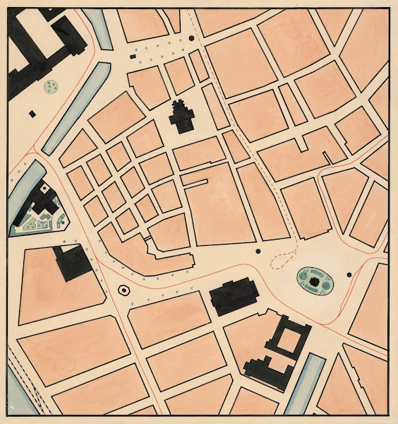 Map of Kongens Nytorv 1900