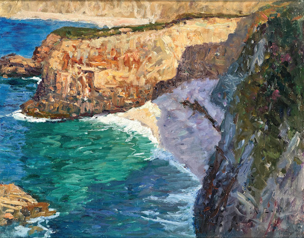 Camaret Küste bei Brest 1908