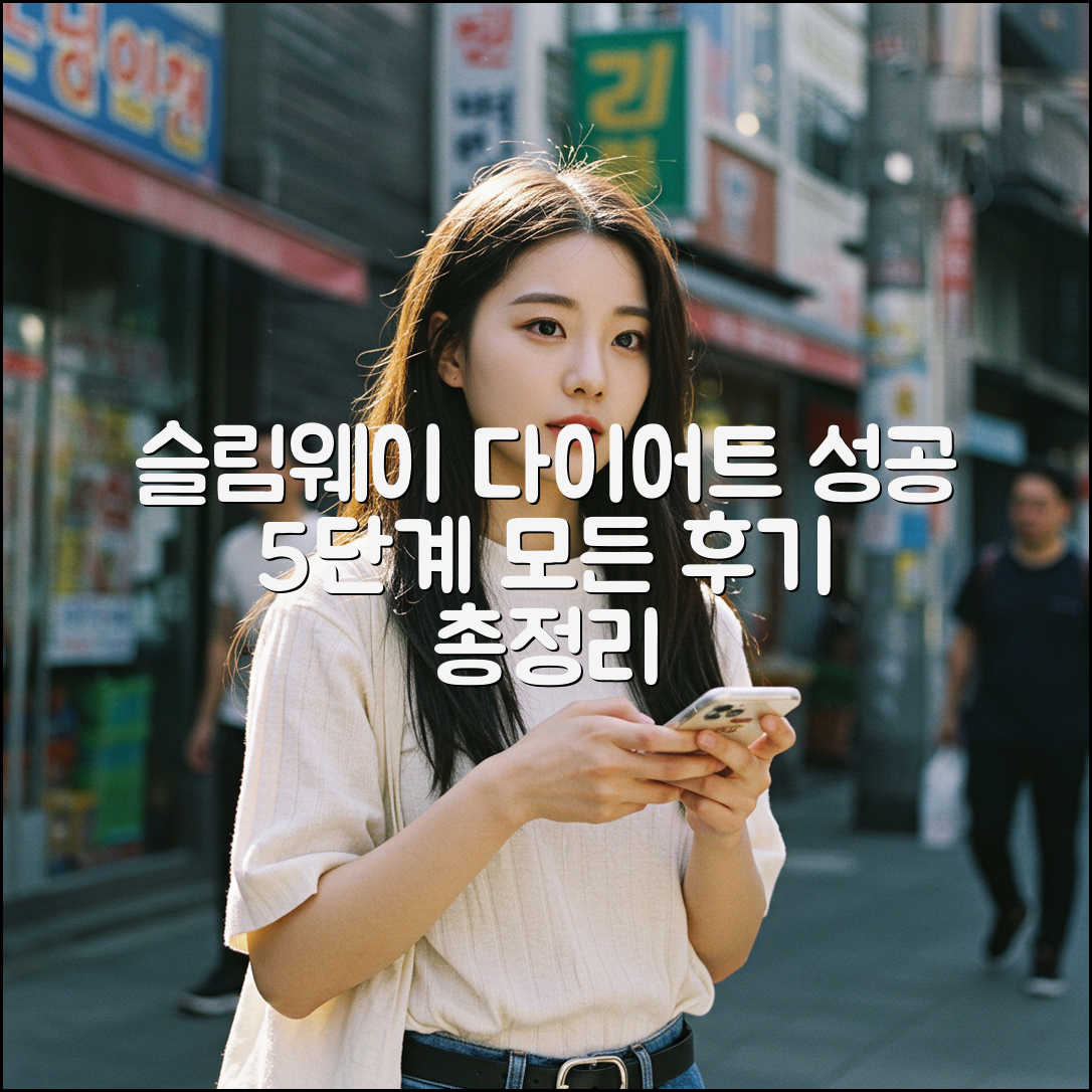 슬림웨이 다이어트 성공 5단계: 모든 후기