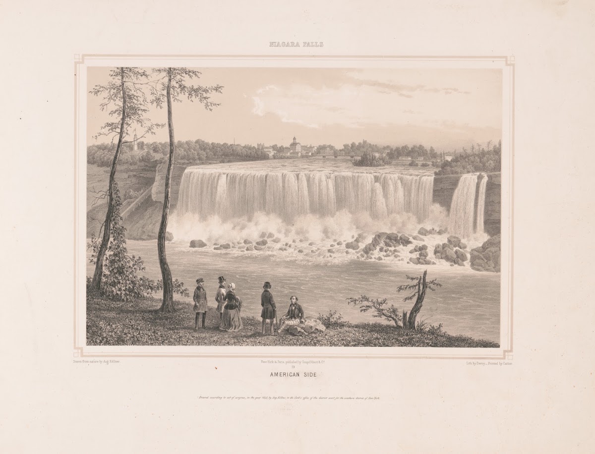 Niagara Falls American side 1849