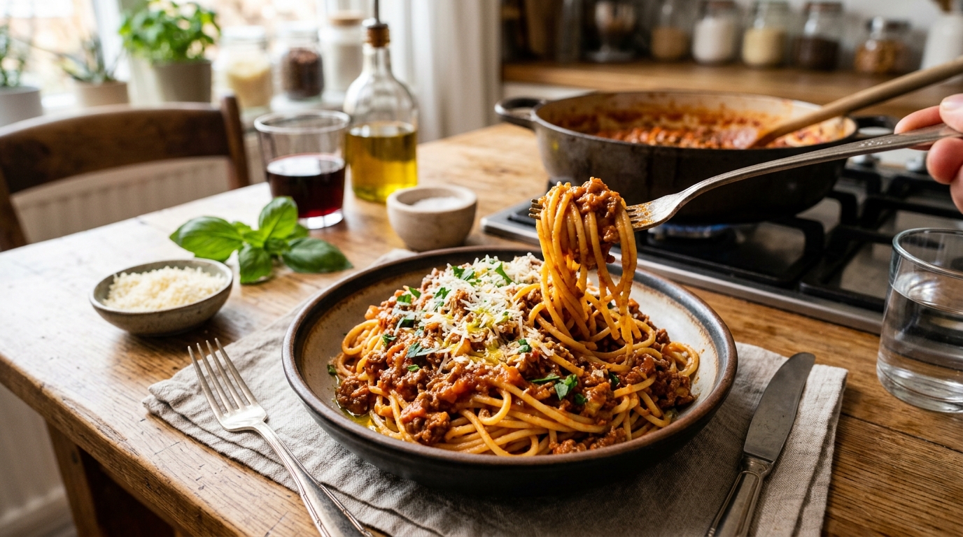 Spaghetti Bolognese – Classic Homemade Spaghetti a Bolognese