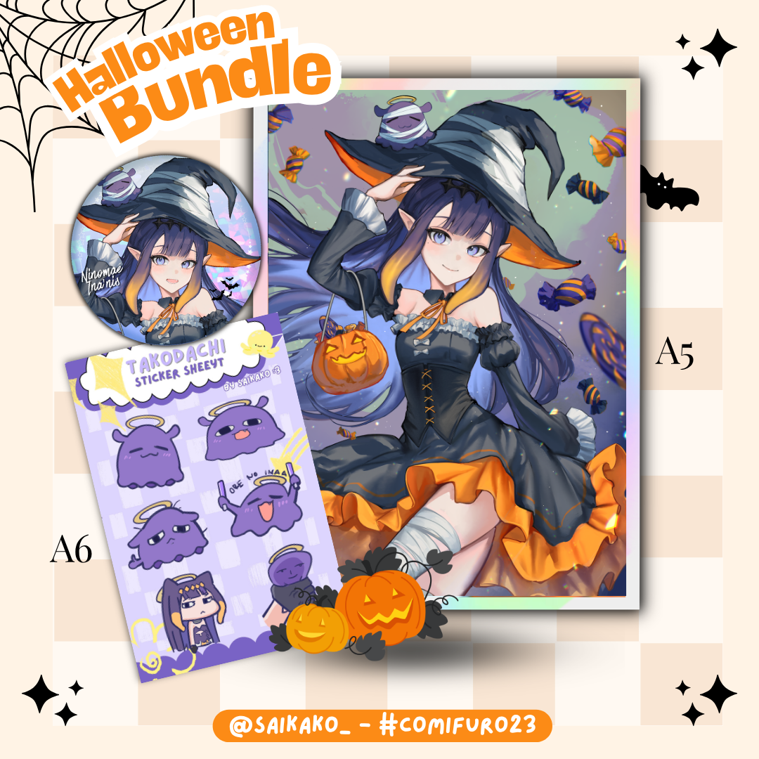 🎃Halloween Bundle - Ninomae Ina'nis by Saikako