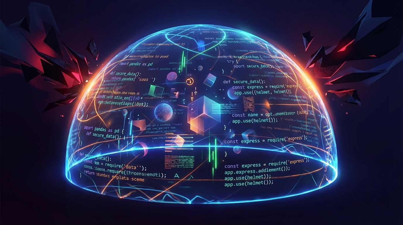 Shield of code protecting data