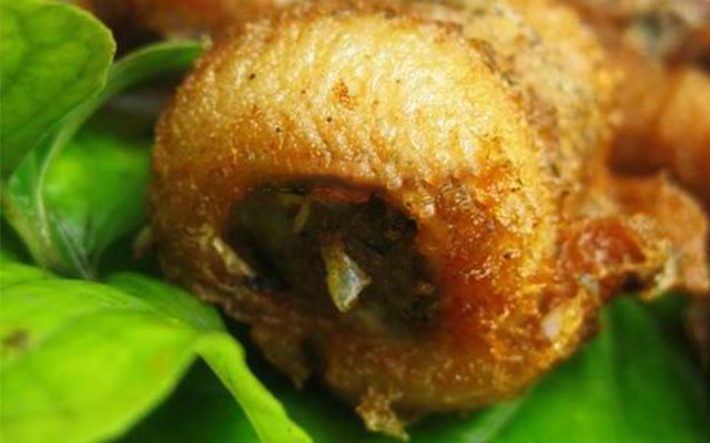 Chả Mực Bao Cá Chiên Vàng