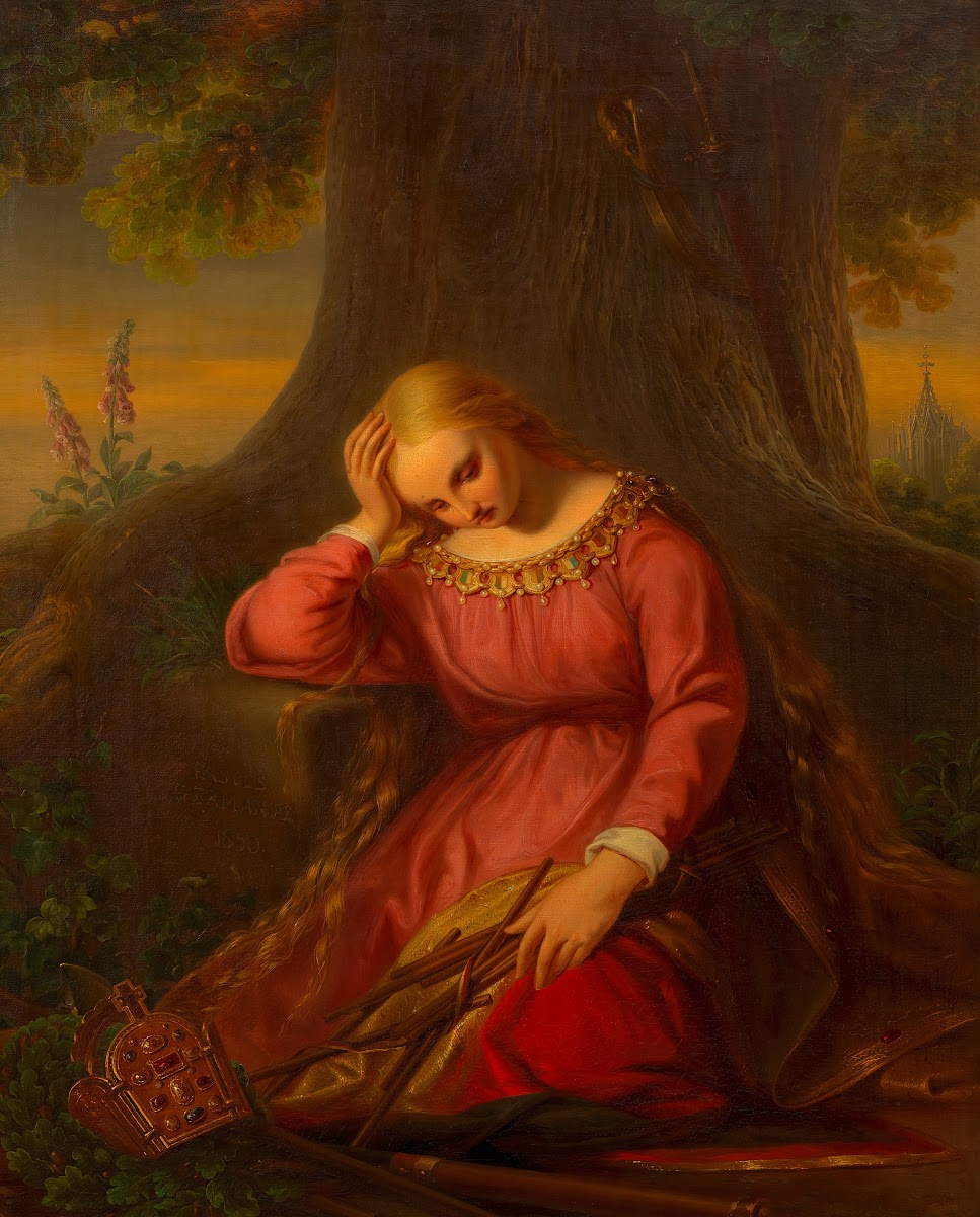 Die trauernde Germania 1850