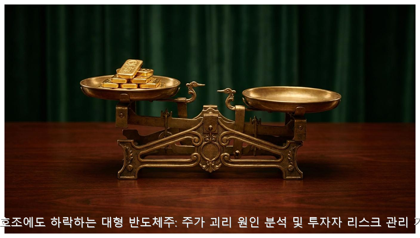 실적 호조에도 하락하는 반도체주 대응법 핵심 안내 및 분석 인포그래픽 (2)