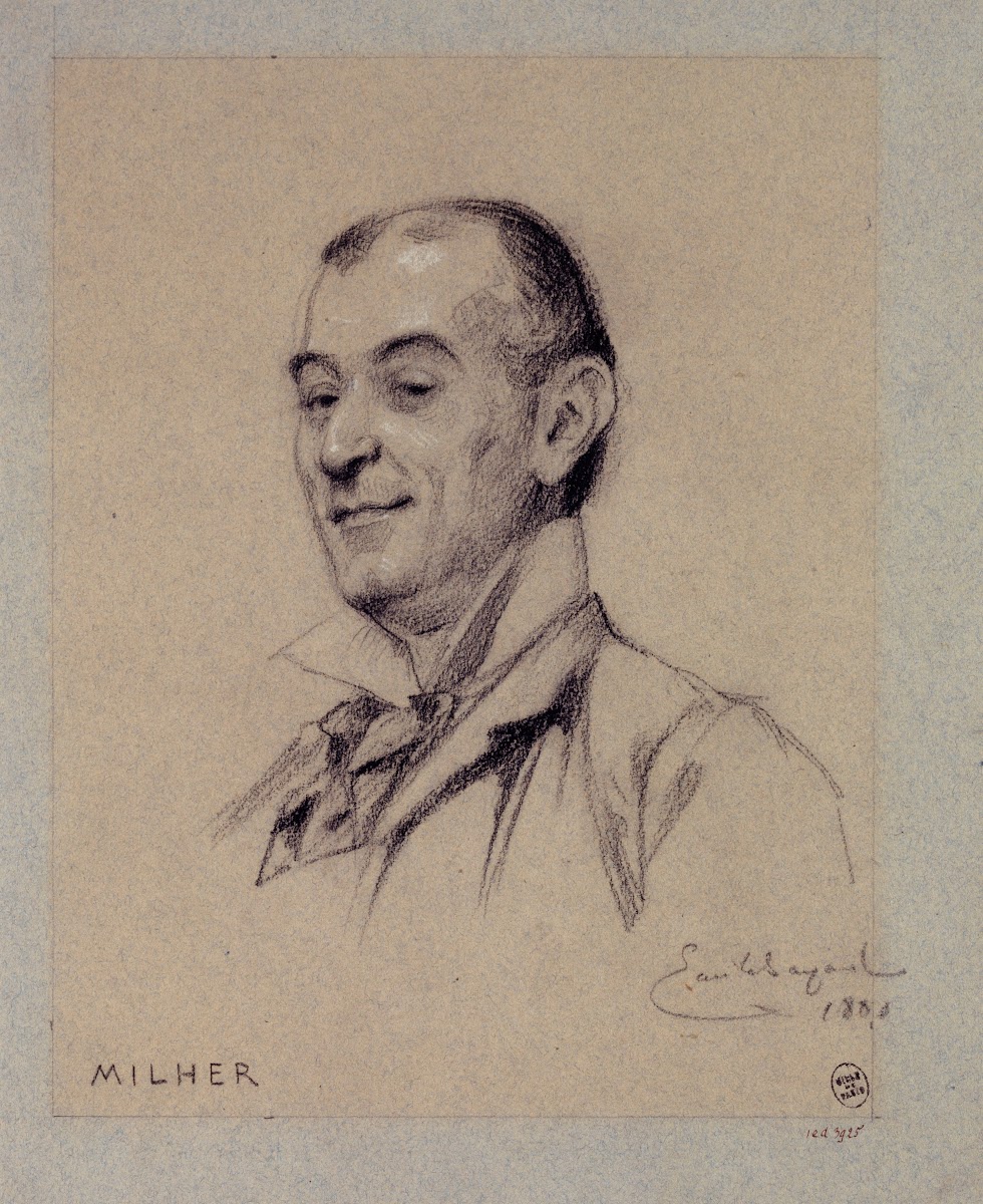 Portrait de Milher acteur du Palais Royal 1880