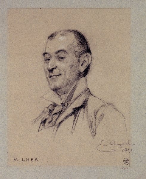 Portrait de Milher acteur du Palais Royal 1880