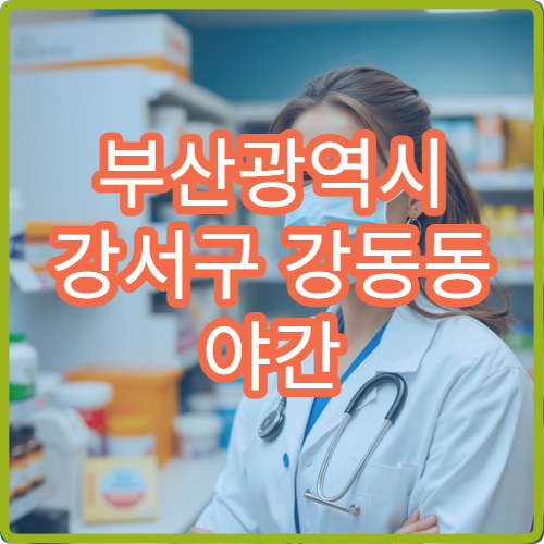 부산광역시 강서구 강동동 야간 영업 약국 주거 지역