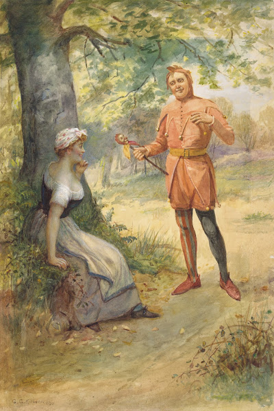 As you like it Touchstone and Audrey 1899