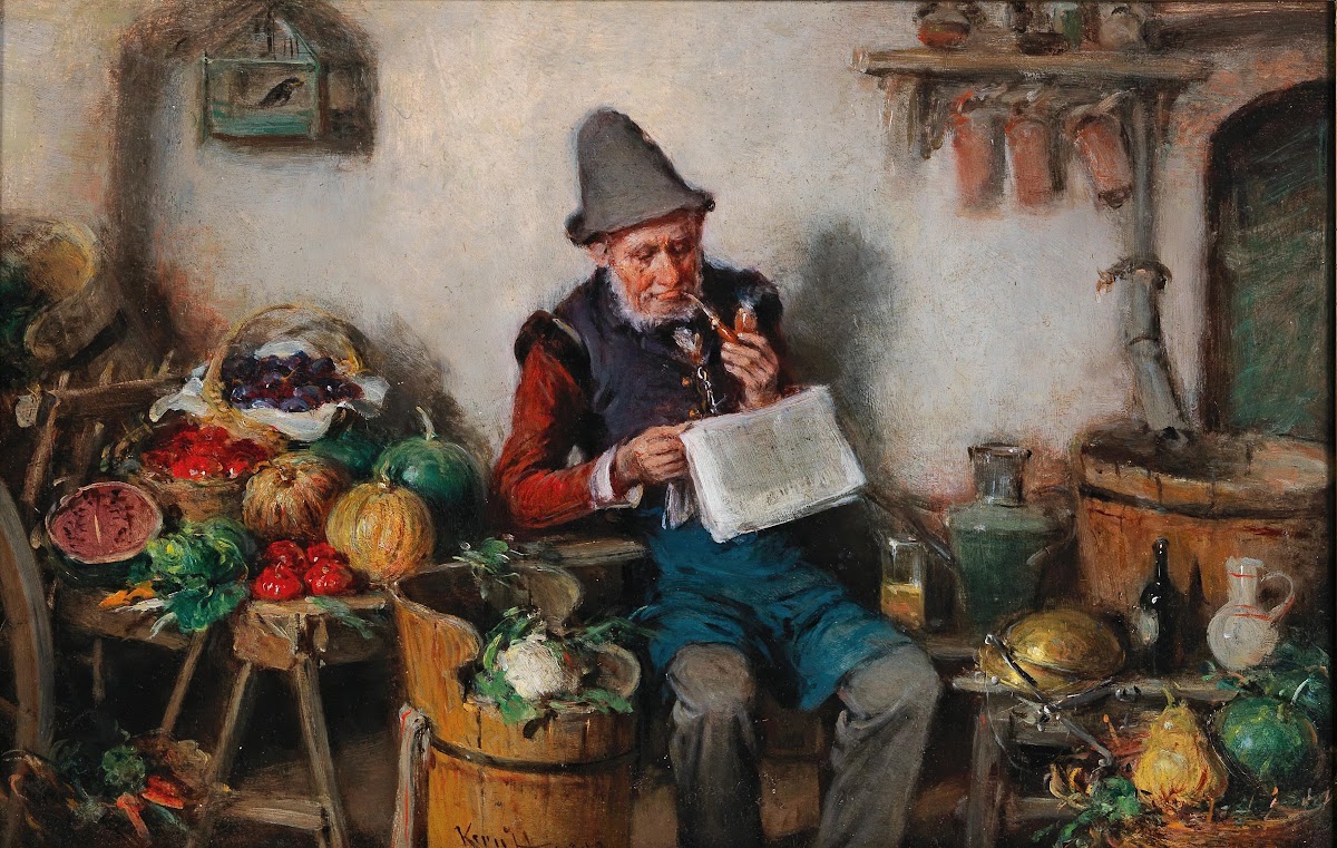 Der Gemüsehändler 1903